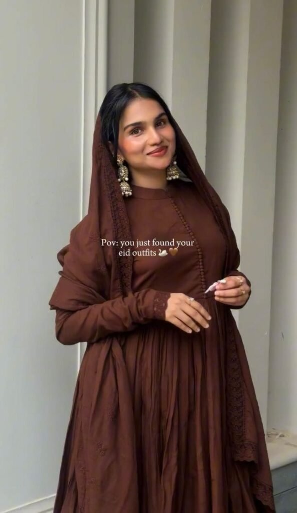 Women’s Royal Purple Embroidered Flared Kurta Set — view 1